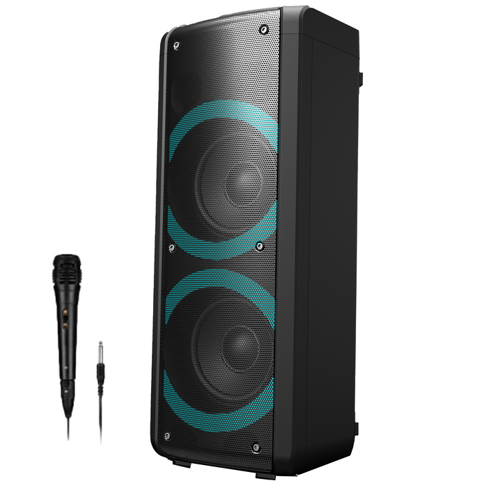 Denver Bluetooth Speaker Party Box - Discolichten - Partybox - Incl. Microfoon - BPS352