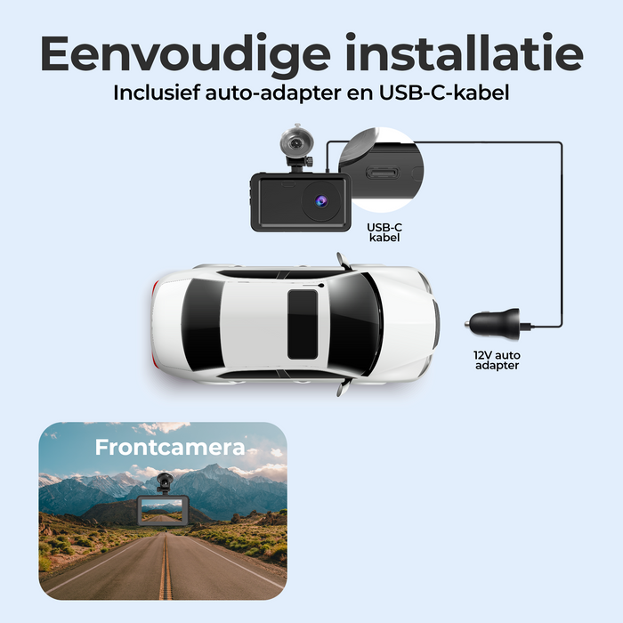 Denver Dashcam - Dashcam voor Auto - Full HD - 120° Groothoek - Loop Opname - G-Sensor - CCT1650