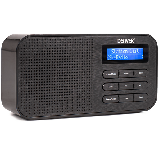 Denver DAB Radio - Noodradio / Noodpakket - Batterijen & Netstroom - Keukenradio - Draagbare Radio - DAB42