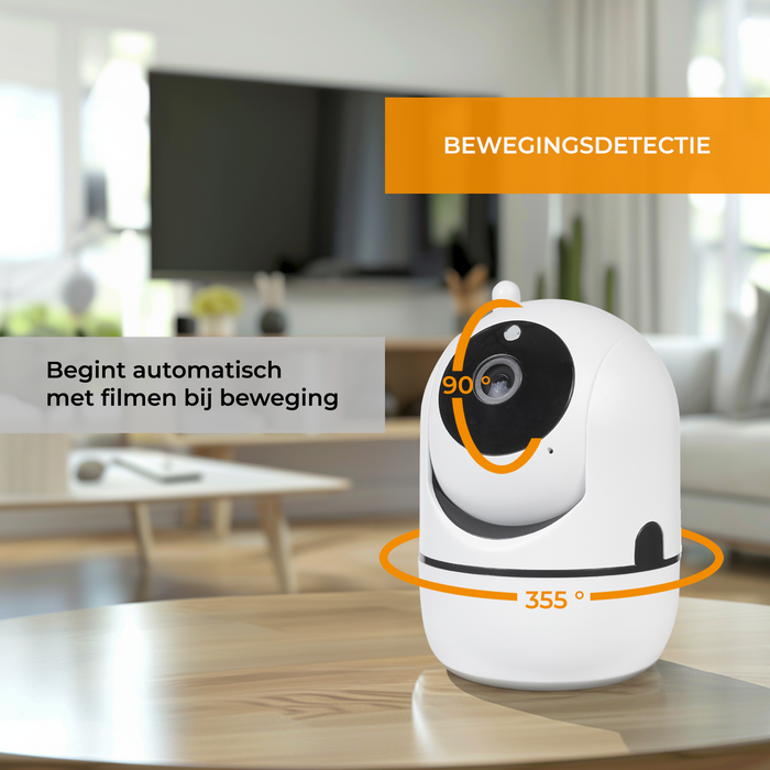 Denver Beveiligingscamera Indoor - Huisdiercamera - Camera met Nachtzicht - Tuya App - WiFi - HD - Bewegingsdetectie - IIC172