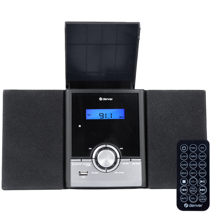 Denver DAB Radio CD Speler - Bluetooth - 60 voorkeuzezenders - DAB /FM / AUX - MDA285
