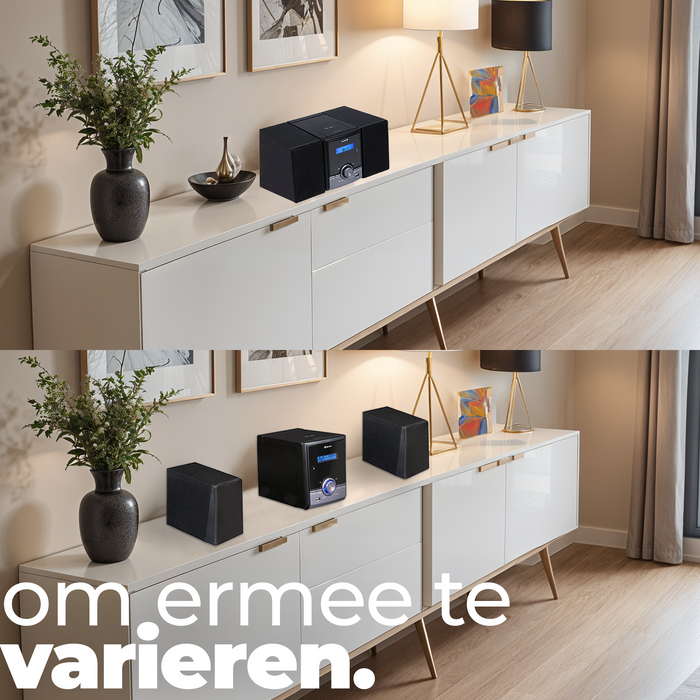 Denver DAB Radio CD Speler - Bluetooth - 60 voorkeuzezenders - DAB /FM / AUX - MDA285