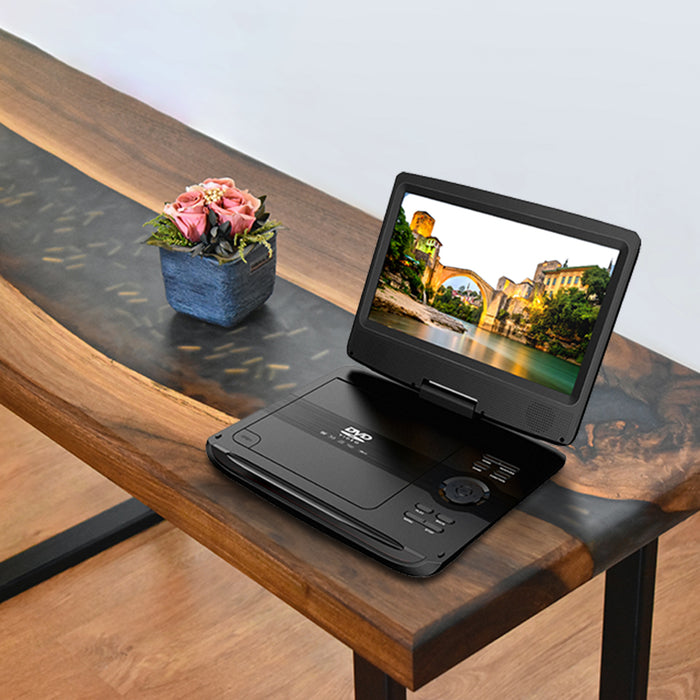 Denver Draagbare DVD Speler Auto - 10 inch - Incl. Hoofdsteunhouder - USB - Draaibaar Scherm - MT1097