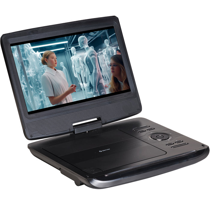 Denver Draagbare DVD Speler Auto - 10 inch - Incl. Hoofdsteunhouder - USB - Draaibaar Scherm - MT1097