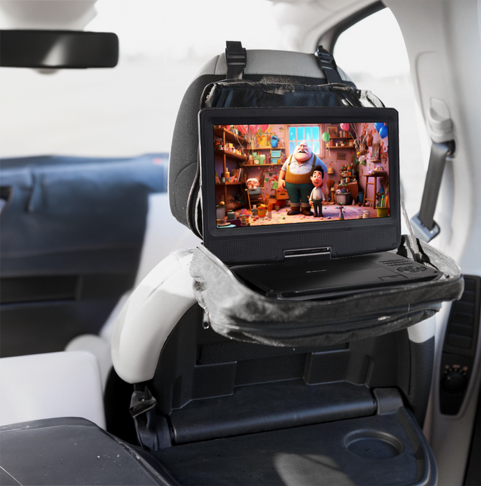 Denver Draagbare DVD Speler Auto - 10 inch - Incl. Hoofdsteunhouder - USB - Draaibaar Scherm - MT1097