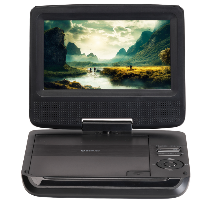 Denver Draagbare DVD Speler Auto - 7 inch - Incl. Hoofdsteunhouder - USB - Draaibaar Scherm - MT792