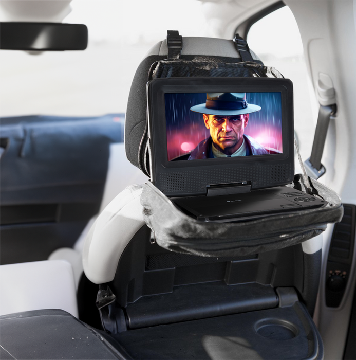 Denver Draagbare DVD Speler Auto - 7 inch - Incl. Hoofdsteunhouder - USB - Draaibaar Scherm - MT792