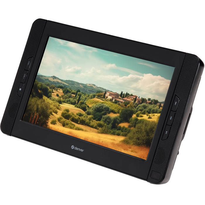 Denver Draagbare DVD Speler Auto - 10 inch - 2 schermen - Incl. Bevestigingsriemen - USB - MTW1098