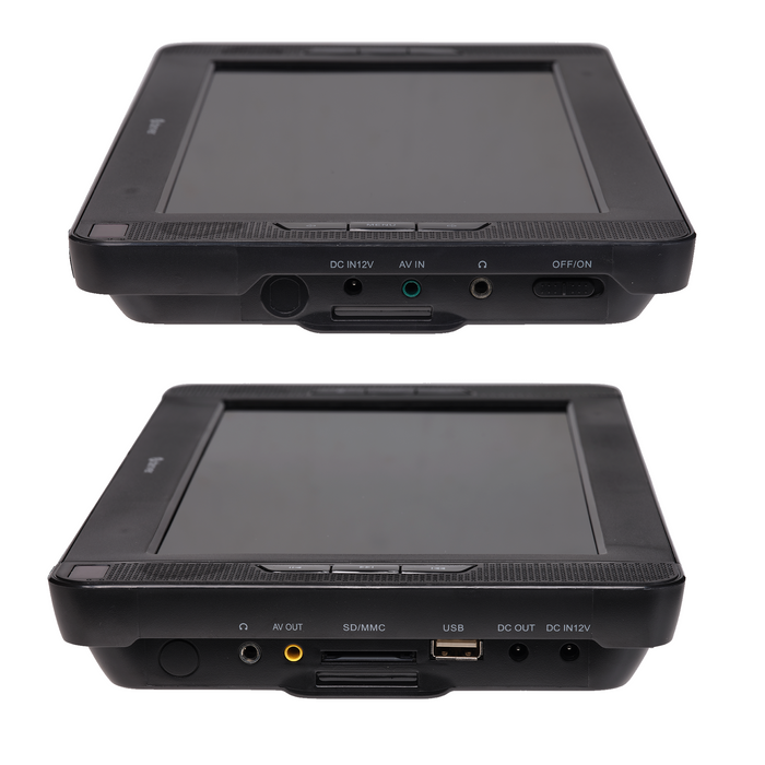 Denver Draagbare DVD Speler Auto - 10 inch - 2 schermen - Incl. Bevestigingsriemen - USB - MTW1098
