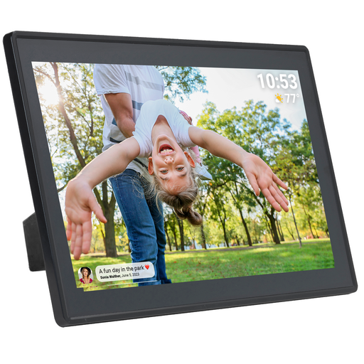 Denver Digitale Fotolijst 15.6 inch - XL - Full HD - Frameo App - Fotokader - WiFi - 16GB - IPS Touchscreen - PFF1515
