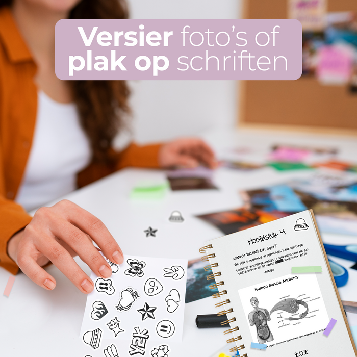 Denver Stickerrollen (57 x 30 mm) voor Kindercamera met Printer en Pocket Printer - 3 Stuks - PSP43 - Wit