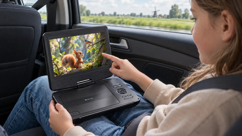 Een draagbare dvd-speler voor in de auto kiezen