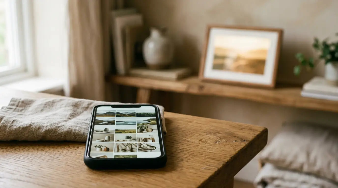 Hoe werkt een digitale fotolijst met app