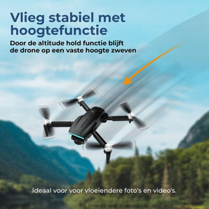Denver Drone met Dual Camera - Besturing via App (WiFi) - Live beeld - voor Buiten - Volwassenen en Kinderen - DCW3520 - Denvershop