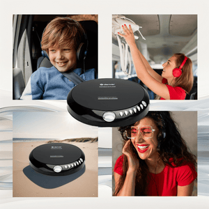 Denver Discman - Draagbare CD Speler - Inclusief Oordopjes - CD/CD-R/CD-RW - DM24MK2 - Denvershop