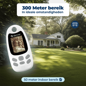 Denver Babyfoon met Camera - Video & Audio - Nachtvisie - Temperatuurweergave - Baby Monitor / Camera - BC250 - Denvershop
