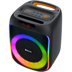Denver Bluetooth Speaker Party Box - Discolichten - Partybox - Incl. Afstandsbediening - Microfoon Aansluiting - BPS165 - Denvershop