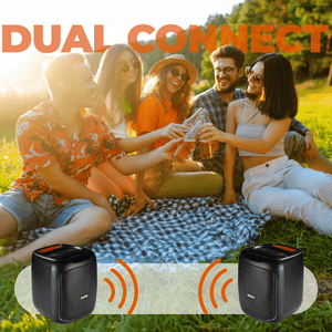 Denver Bluetooth Speaker Party Box - Discolichten - Partybox - Incl. Afstandsbediening - Microfoon Aansluiting - BPS165 - Denvershop