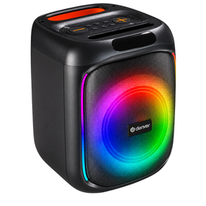 Denver Bluetooth Speaker Party Box - Discolichten - Partybox - Incl. Afstandsbediening - Microfoon Aansluiting - BPS165 - Denvershop