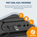 Denver Bluetooth Speaker Party box - Discolichten - Partyspeaker incl. draadloze microfoon & afstandsbediening - Luidspreker - BPS170