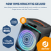 Denver Bluetooth Speaker Party box - Discolichten - Partyspeaker incl. draadloze microfoon & afstandsbediening - Luidspreker - BPS270