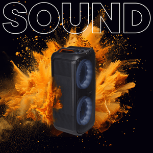 Denver Bluetooth Speaker Party Box - Discolichten - Partybox - Incl. Afstandsbediening - Microfoon Aansluiting - BPS354 - Denvershop