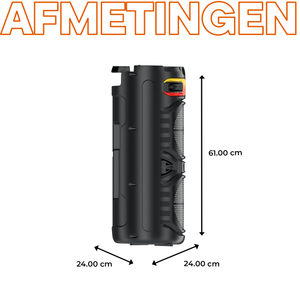 Denver Bluetooth Speaker Party Box - Discolichten - Partybox - Incl. Afstandsbediening - Microfoon Aansluiting - Micro SD / USB / AUX - BPS355 - Denvershop