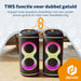 Denver Bluetooth Speaker Party box - Discolichten - Partyspeaker incl. draadloze microfoon & afstandsbediening - Luidspreker - BPS370