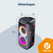 Denver Bluetooth Speaker Party box - Discolichten - Partyspeaker incl. draadloze microfoon & afstandsbediening - Luidspreker - BPS370