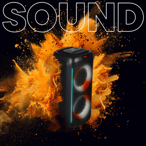 Denver Bluetooth Speaker Party box - Discolichten - Partybox - Incl. Draadloze Microfoon & Afstandsbediening - BPS458 - Denvershop