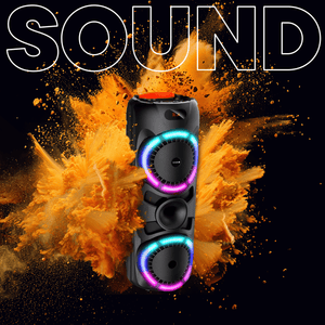 Denver Bluetooth Speaker Party box - Discolichten - Partybox - Incl. Draadloze Microfoon & Afstandsbediening - BPS459 - Denvershop