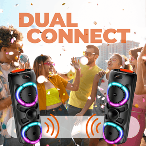 Denver Bluetooth Speaker Party box - Discolichten - Partybox - Incl. Draadloze Microfoon & Afstandsbediening - BPS459 - Denvershop