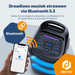 Denver Bluetooth Speaker Party Box - Discolichten - Partyspeaker incl. draadloze microfoon & Afstandsbediening - BPS470