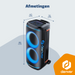Denver Bluetooth Speaker Party Box - Discolichten - Partyspeaker incl. draadloze microfoon & Afstandsbediening - BPS470