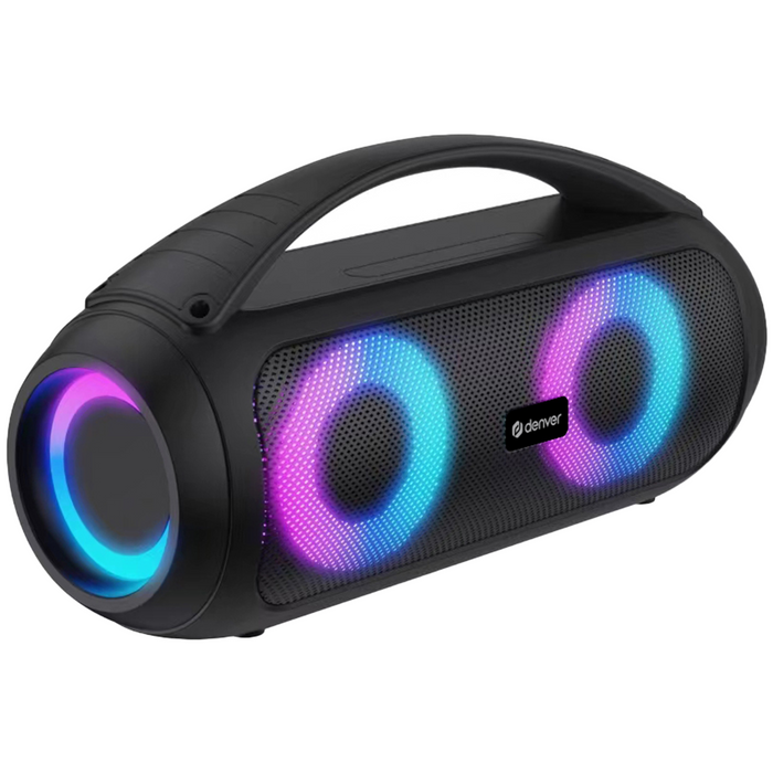 Denver Bluetooth Speaker Draadloos - Lichteffecten - Muziek Box - AUX - TWS Pairing - BTG616
