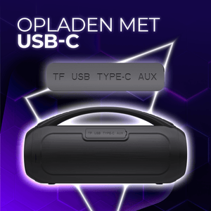 Denver Bluetooth Speaker Draadloos - Lichteffecten - Muziek Box - AUX - TWS Pairing - BTG616 - Denvershop