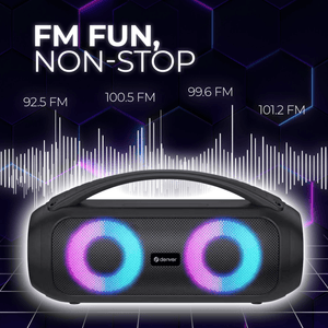 Denver Bluetooth Speaker Draadloos - Lichteffecten - Muziek Box - AUX - TWS Pairing - BTG616 - Denvershop