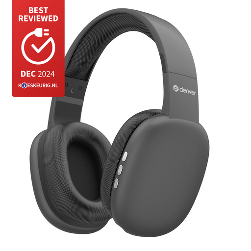Denver Bluetooth Koptelefoon - Over Ear - Draadloos - Handsfree Bellen - BTH252 - Denvershop