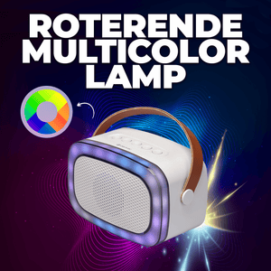 Roterende multicolor lamp op de Denver BTM610 karaokespeaker