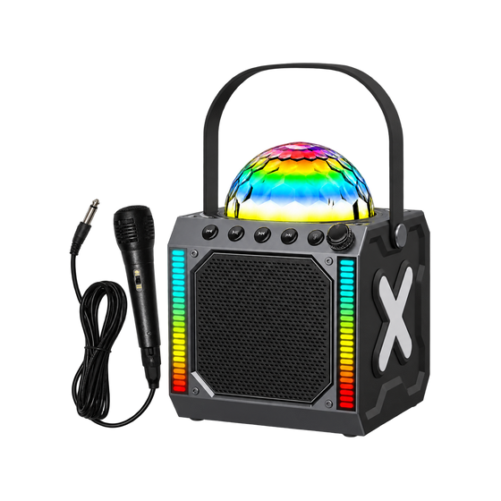 Denver karaokeset · discolicht, microfoon en bluetooth