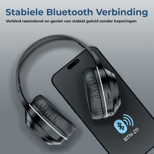 Denver Bluetooth Koptelefoon - Active Noise Canceling - Draadloos - Handsfree Bellen - BTN211 - Denvershop