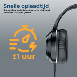Denver Bluetooth Koptelefoon - Active Noise Canceling - Draadloos - Handsfree Bellen - BTN211 - Denvershop