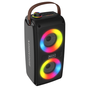 Denver Bluetooth Speaker Draadloos - Lichteffecten - Muziek Box - AUX - TWS Pairing - BTV230 - Zwart - Denvershop