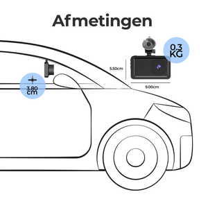 Denver Dashcam - Dashcam voor Auto - Full HD - 120° Groothoek - Loop Opname - G-Sensor - CCT1650 - Denvershop