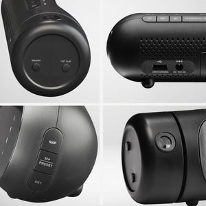 Denver Wekkerradio met Projectie - Opladen via USB - Digitale Wekker - FM Radio - Dubbel Alarm - CPR700 - Denvershop
