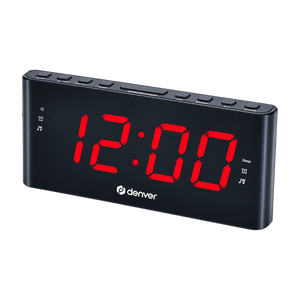 Denver wekkerradio met projectie · FM en dubbel alarm · CPR710