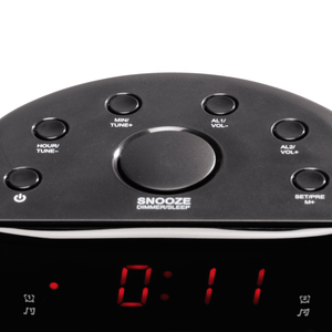 Denver Wekkerradio - Snooze / Slaap Functie - Digitale Wekker - FM Radio - Dual Alarm - CR430 - Denvershop