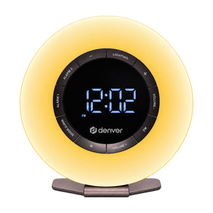 Denver wake-up light · FM wekkerradio en white noise