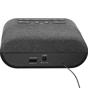 Denver Wekkerradio met Draadloze Oplader - Digitale Wekker - FM Radio - Dubbel Alarm - Dimmer - CRQ107 - Denvershop