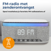 Denver Wekker met Draadloze Oplader - White Noise Machine - Digitale Wekker - Bluetooth - FM Radio - CRQ225 - Denvershop